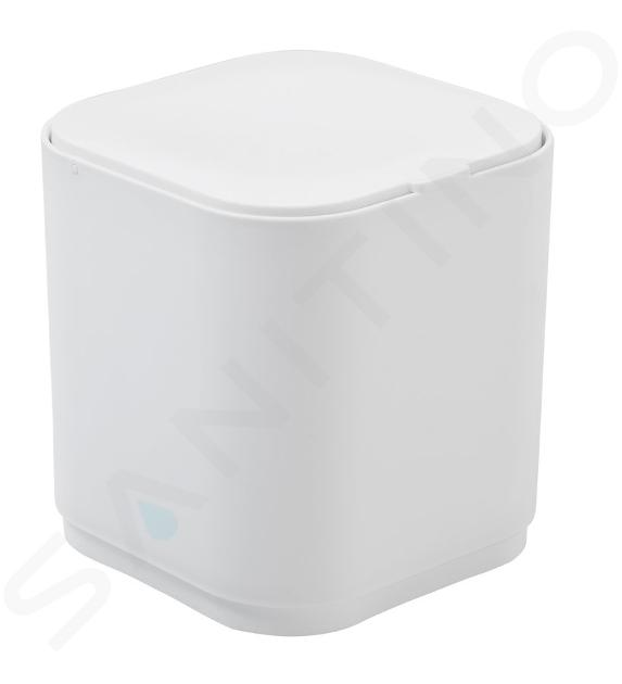 Sapho Gedy Seventy - Cubo de basura de mesa, 1,2 l, blanco 630822