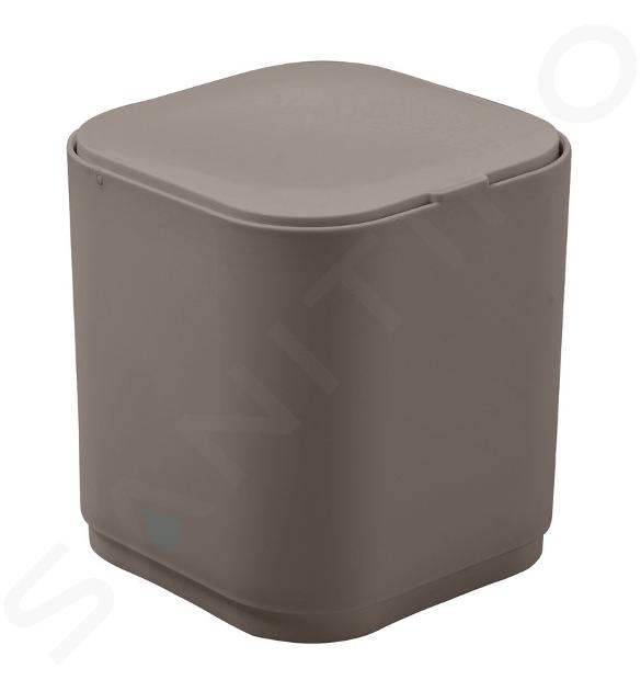 Sapho Gedy Seventy - Pattumiera da tavolo, 1,2 l, tortora 630852