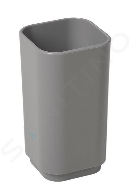 Sapho Gedy Seventy - Vaso para cepillos y pasta de dientes, gris 639808