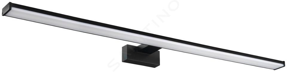 Sapho Illuminazione - Apparecchio LED Chicago Max, 780x120x40 mm, 15W, nero opaco AU473