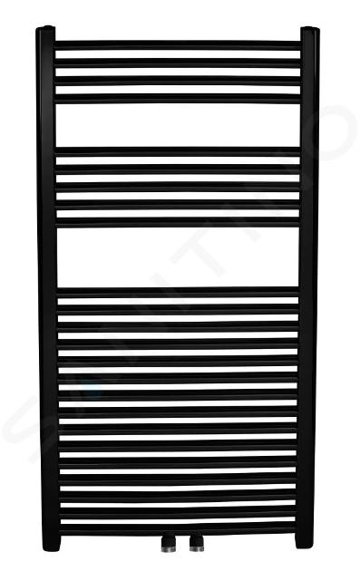 Novaservis Radiátory - Topné těleso rovné 120 cm, matná černá 450/1200/RS,5