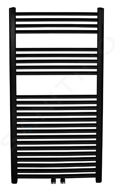 Novaservis Radiatoren - Badkamer radiator recht 160 cm, mat zwart 450/1600/RS,5