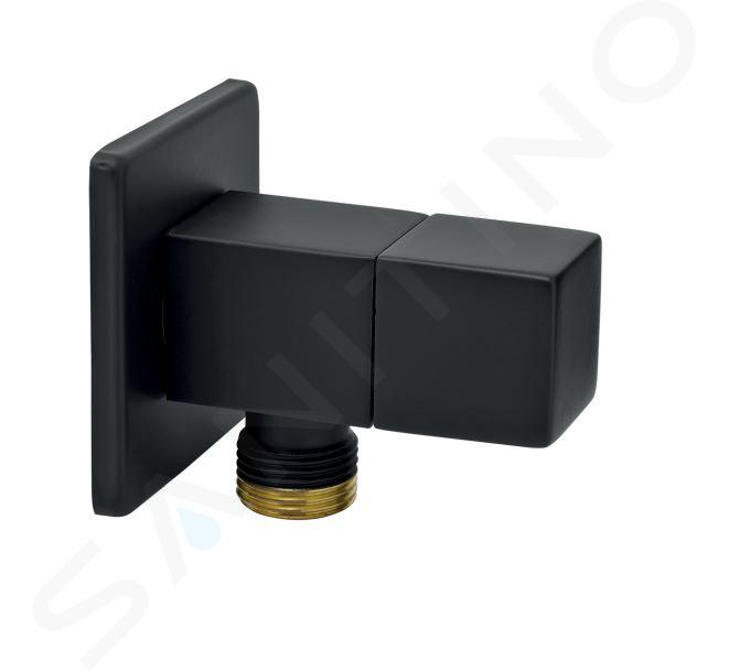 Novaservis Válvulas angulares - Válvula de esquina, negro mate Z293-BL