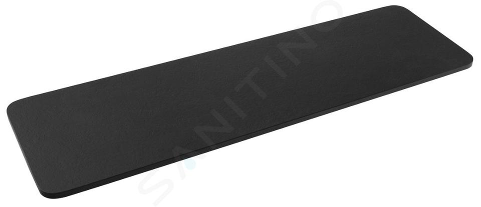 Polysan Accessori - Sedile per vasca da bagno, 700x250 mm, nero 73257