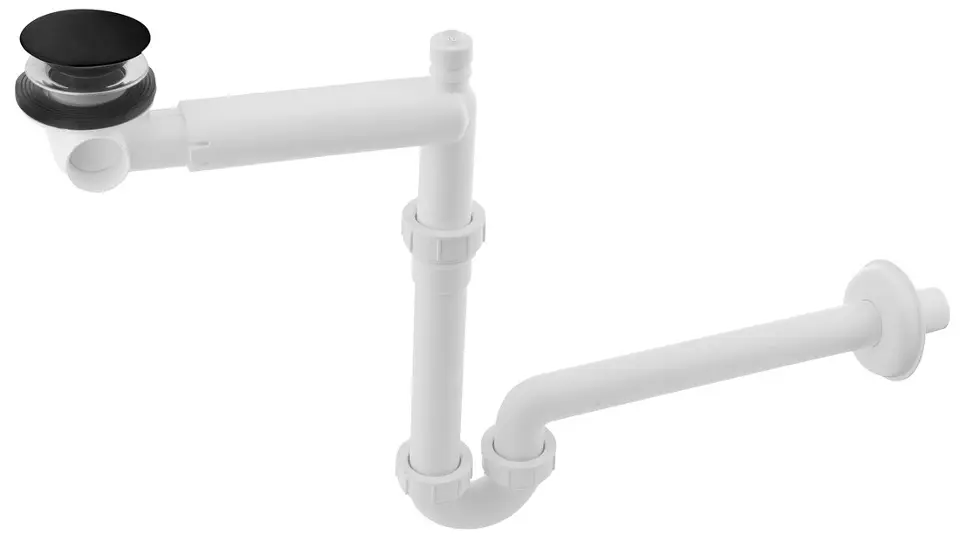 Viega Chiusura Odore Sifone A Tubo Lavandino Sifone Set Scarico DN32 - Foto 8