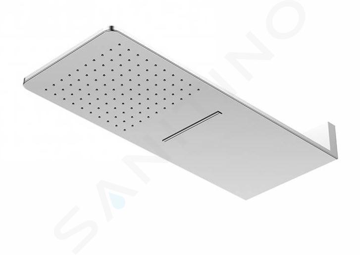 Steinberg 390 - Soffione doccia, 600x250 mm, 2 getti, acciaio inox 390 5662