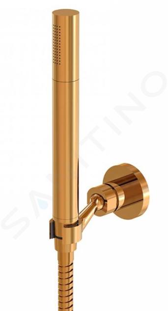 Steinberg 100 - Brausegarnitur: Duschkopf, Halter und Schlauch, rose gold 100 1650 RG