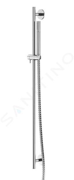 Steinberg 100 - Ensemble de pommeau de douche, barre et flexible, chrome 100 1601