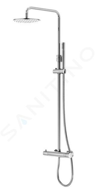 Steinberg 100 - Ensemble de douche avec thermostat, diamètre 200 mm, chrome 100 2721