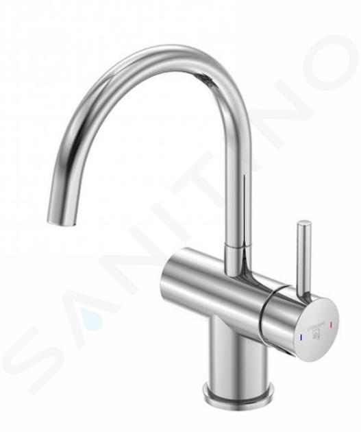 Steinberg 100 - Miscelatore da lavabo con piletta di scarico, cromo 100 1500