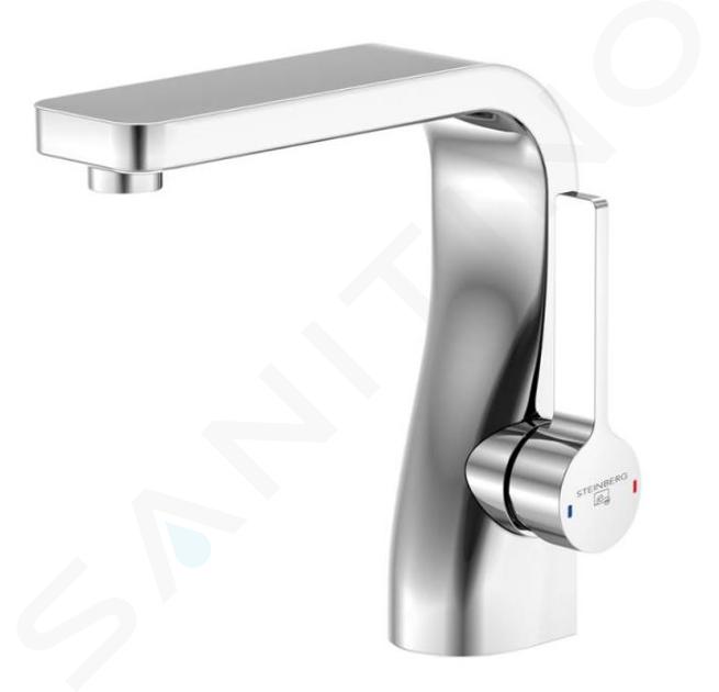 Steinberg 230 - Miscelatore da lavabo con piletta di scarico, cromo 230 1000