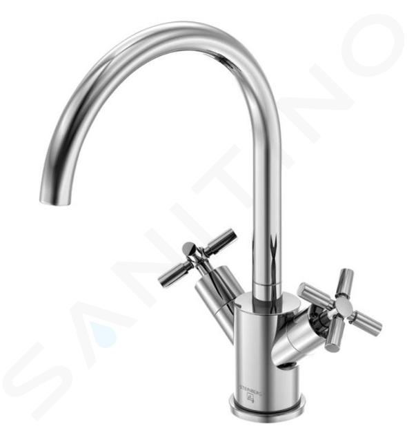 Steinberg 250 - Grifo de lavabo, con desagüe, cromo 250 1500