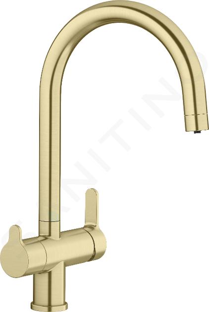 Blanco Trima - Miscelatore da lavello con funzione di filtraggio, color oro satinato 526695