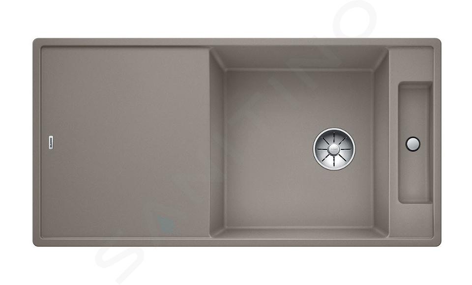 Blanco Axia III XL 6 - Chiuvetă silgranit, 100x51 cm, cu accesorii, In Fino, tartufo 523517