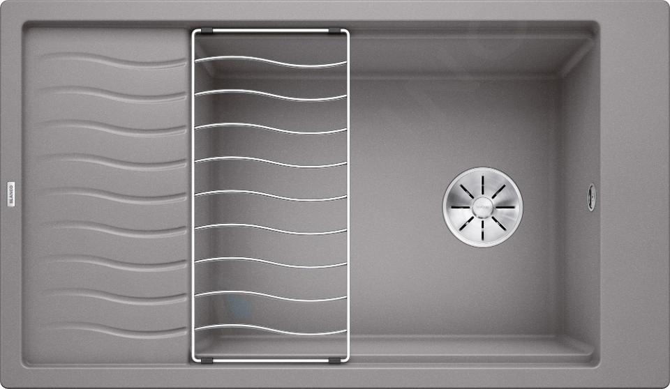Blanco Elon XL 8 - Silgranitový dřez, 860x500 mm, s příslušenstvím, aluminium 524872