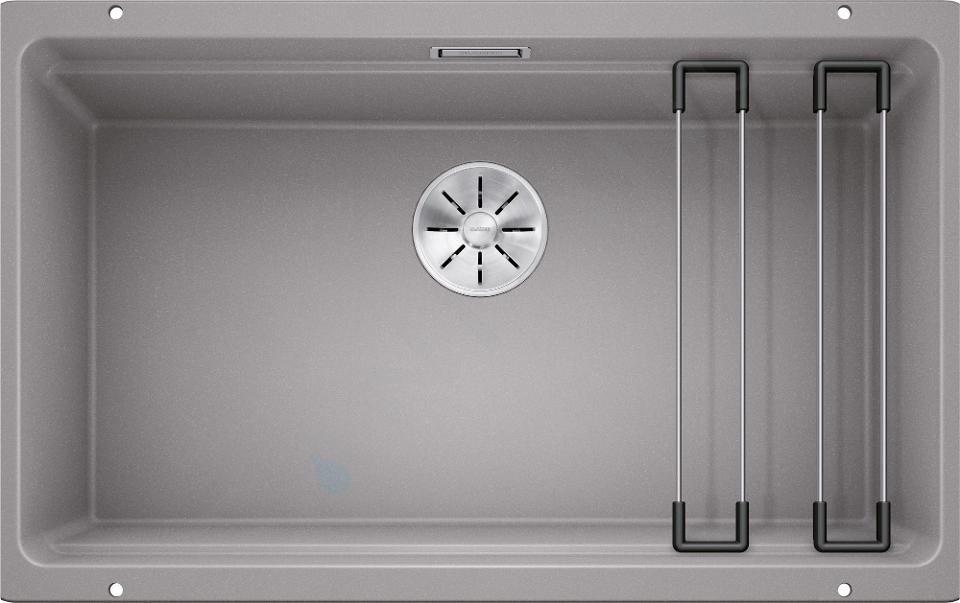 Blanco Etagon 700 - Fregadero de silgranite, 730x460 mm, con correderas, aluminium 525169