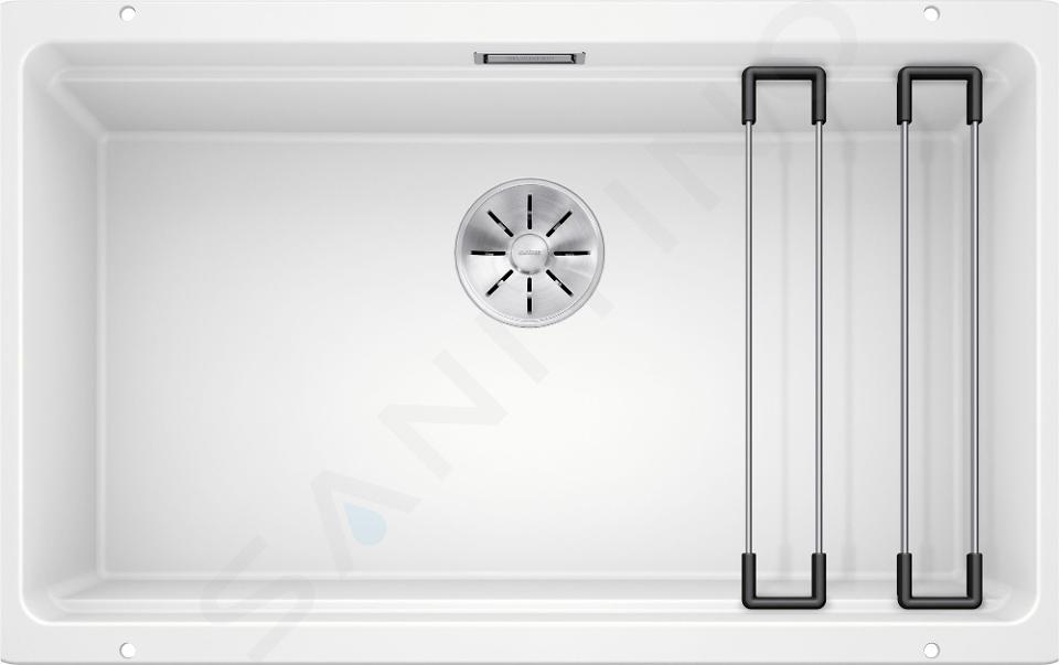 Blanco Etagon 700 - Évier en silgranite, 730x460 mm, avec rails, blanc 525171