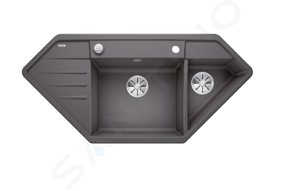 Blanco Lexa 9 - Évier en silgranite, 1070x510 mm, InFino, gris rocher 524991