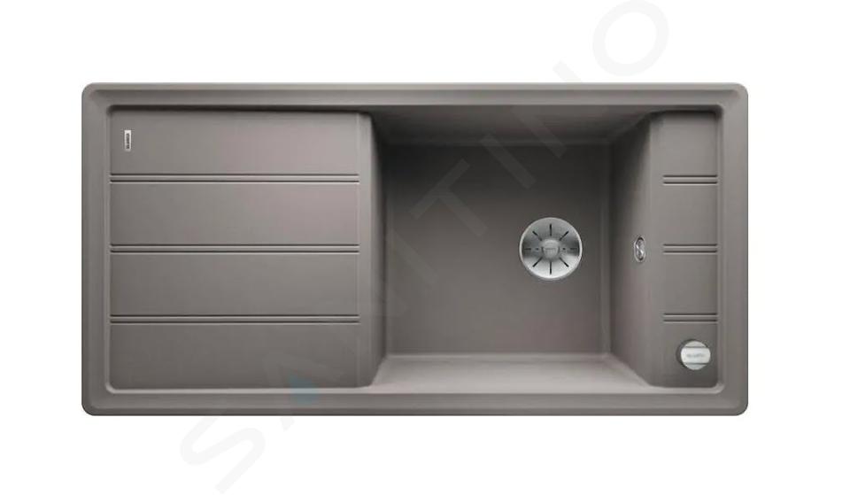 Blanco Faron XL 6 - Fregadero de silgranite, 1000x500 mm, InFino, aluminium 524785