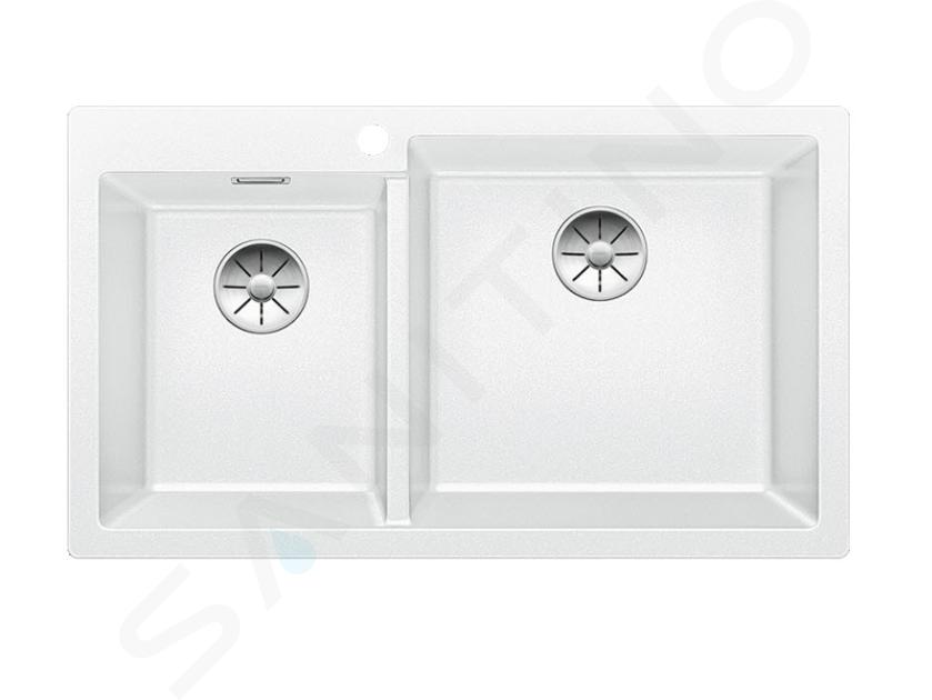 Blanco Pleon 9 - Silgranitový drez, 86x50 cm, biela 523061