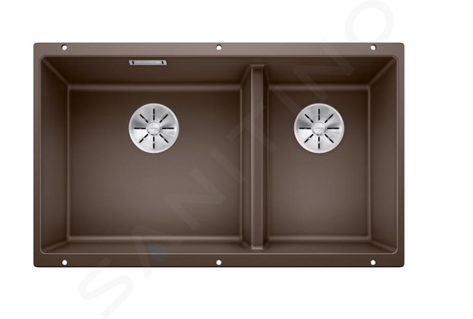 Blanco Subline 430/270 - Évier en silgranite, 76x46 cm, café 523160
