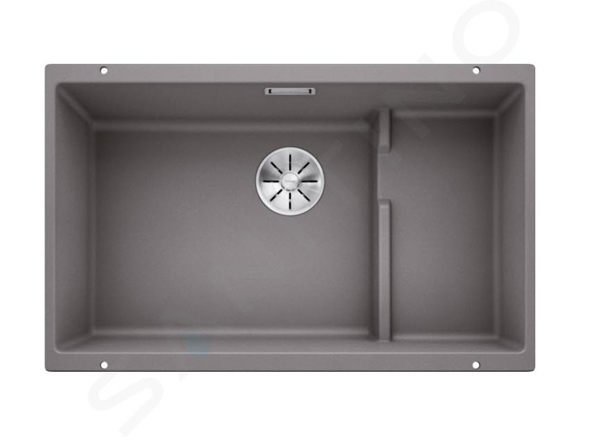 Blanco Subline 700 - Silgranitový drez, 730x460 mm, alumínium 523540