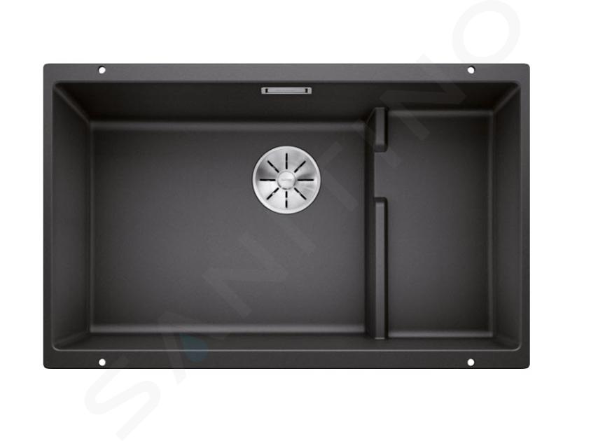 Blanco Subline 700 - Silgranit spoelbak, 73x46 cm, met accessoires, antraciet 523452