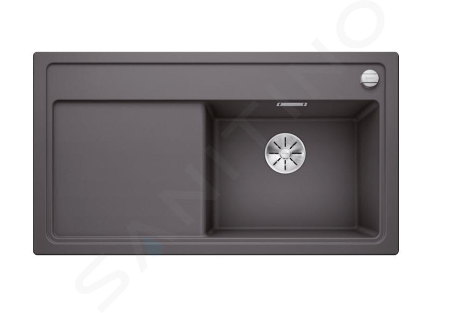 Blanco Zenar 5 - Silgranit spoelbak, 92x51 cm, InFino, grijze rots 523935