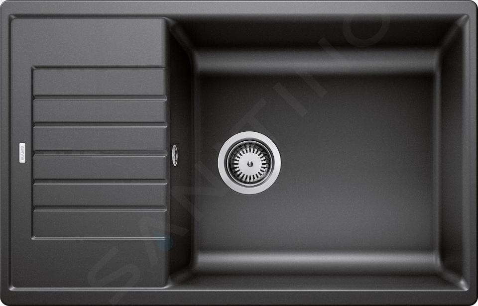 Blanco Zia XL 6 - Fregadero de silgranite, 78x50 cm, con control de desagüe, antracita 523263