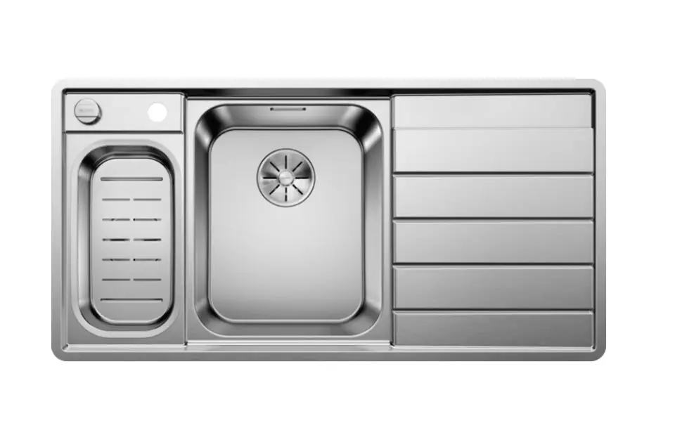 Blanco Axis III - Drez, 100x51 cm, s príslušenstvom, InFino, nerezová 522105