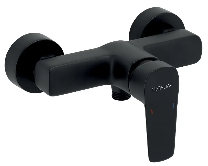 Novaservis Metalia 58 - Duscharmatur, schwarz 58061/1,5