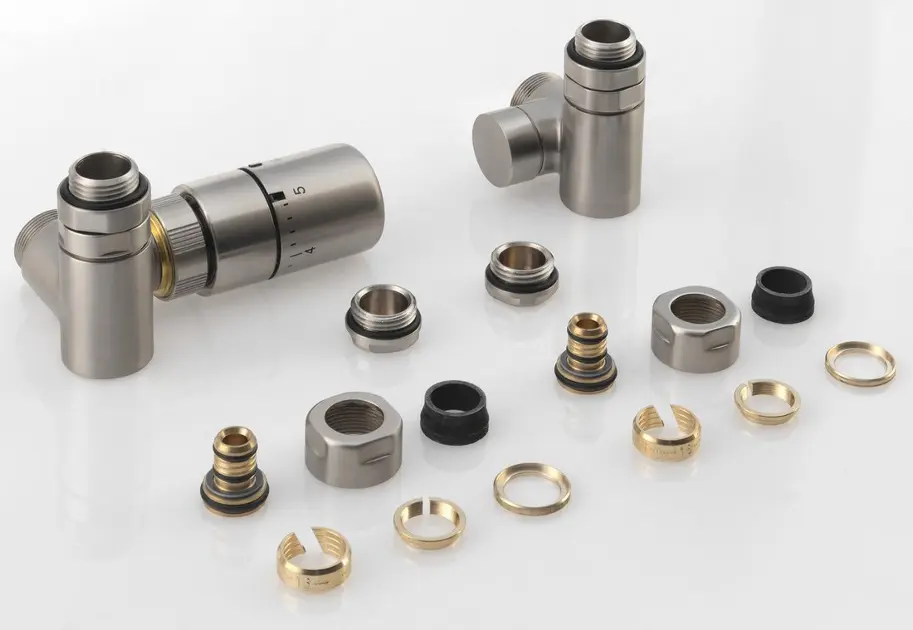 Pinze Termostatiche Curve In Acciaio Inox | Set Di 6 Morsetti Di Bloccaggio Nuovi 856296 - Foto 5