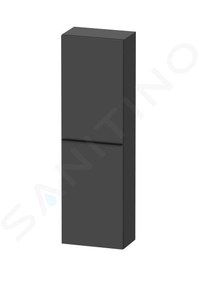 Duravit D-Neo - Mueble 1320x400x240 mm, 1 puerta, bisagras a la izquierda/derecha, grafito mate DE011804949