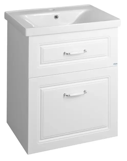 Aqualine Favolo - Ormarić za umivaonik, 57 x 73 x 45 cm, mat bijela FV260
