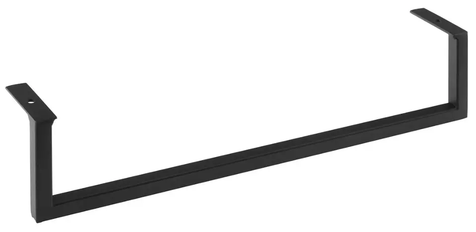 Levně Sapho Příslušenství - Čelní držák ručníků pro umyvadlo, 460 mm, matná černá HG460