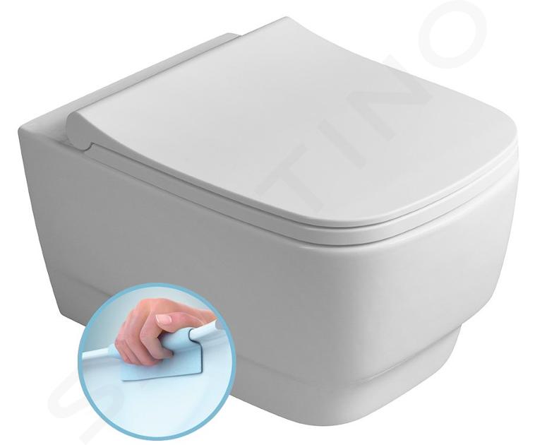 Sapho Keramiek - Hangend toilet, Rimless, wit 100214