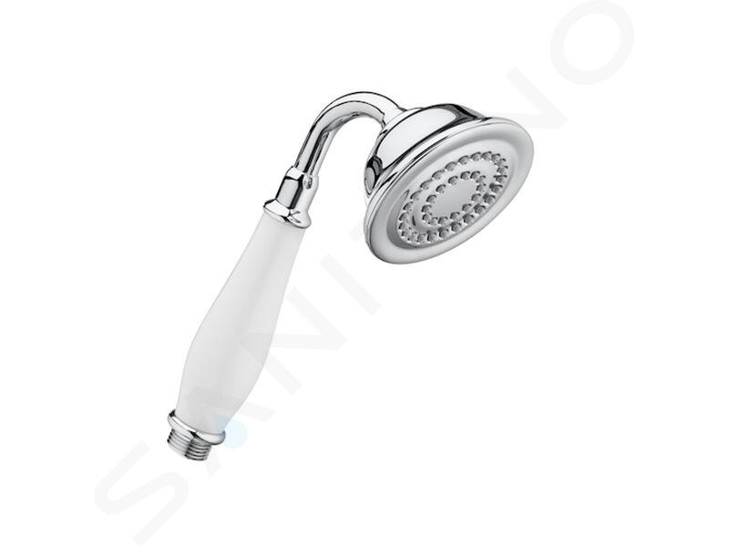 Roca Carmen - Pommeau de douche, 1 jet, chrome / blanc A5B114BC00