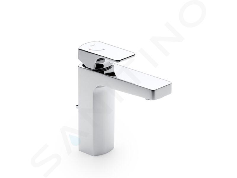 Roca L90 Grifo de lavabo con desag e Cold Start cromo