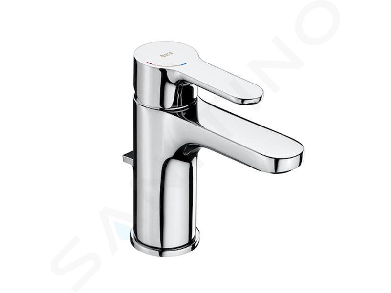 Roca L20 - Miscelatore da lavabo con piletta di scarico, Cold Start, cromo A5A3I09C00