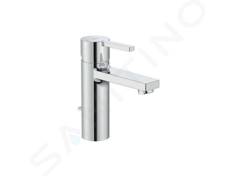 Roca Naia - Miscelatore da lavabo con piletta di scarico, Cold Start, cromo A5A3096C00