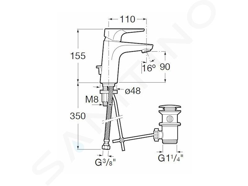 Griferia Roca Atlas - 5A6190C00