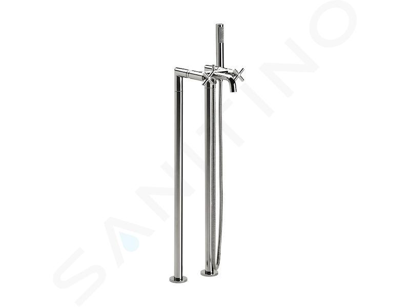 Roca Loft - Grifo de suelo para bañera , cromo A5A2743C00