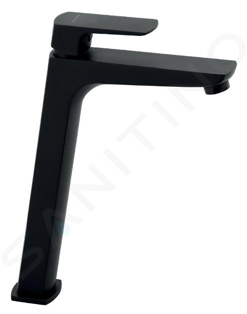 Novaservis Nobless Ego - Grifo de lavabo, negro mate 43501/1,5