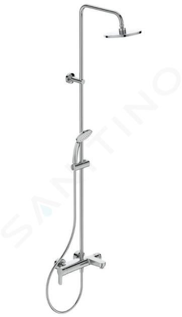 Ideal Standard Cerafine O - Sprchový set s vanovou baterií, průměr 200 mm, 1 proud, chrom BC749AA