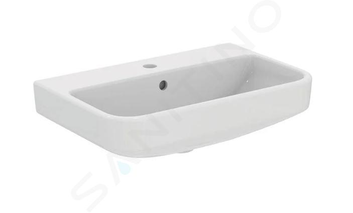 Ideal Standard i.Life S - Lavabo 600x380 mm, avec trop-plein, trou pour robinetterie, blanc T458301