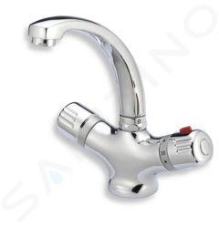 Novaservis Aquamat - Termostatická umývadlová batéria s výpustom, chróm 2601,0IIJ1