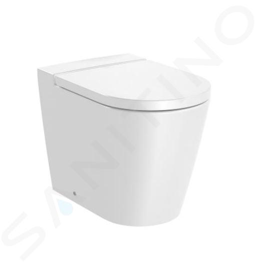 Roca Inspira - WC a terra, scarico Vario, Rimless, bianco A347526000