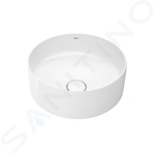 Roca Inspira - Lavabo da appoggio, diametro 370 mm, bianco A327523000