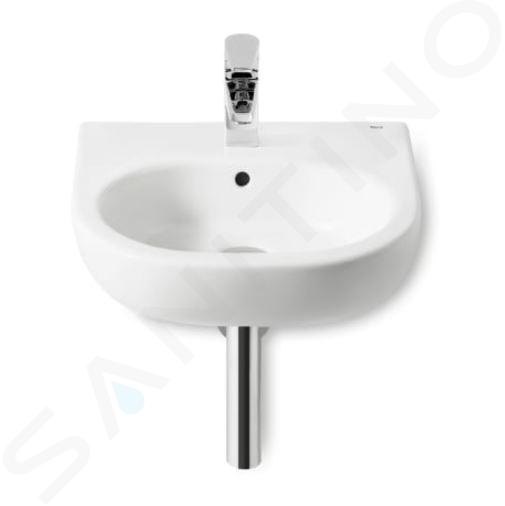 Roca Meridian - Lave-mains 450x420 mm, avec trop-plein, trou pour robinetterie, blanc A327245000