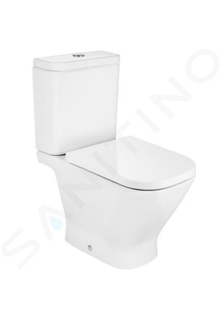 Roca The Gap - Vaso WC monoblocco, scarico inferiore, bianco A342478000